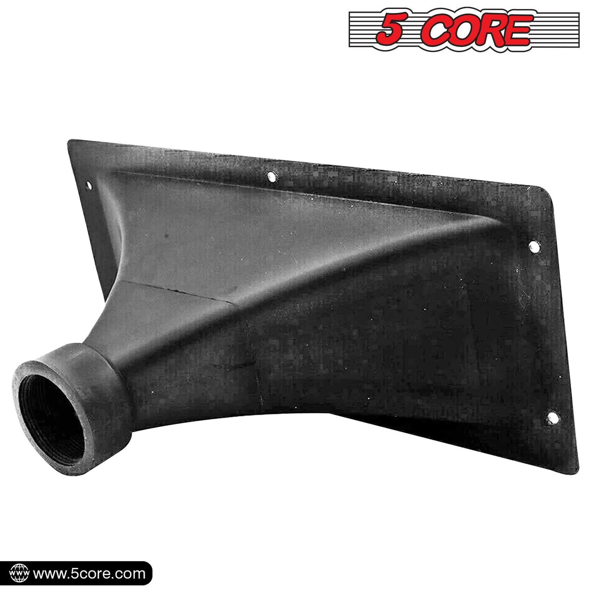 5 Core Horn Speaker Throat – Black ABS 4X10 Inch Weatherproof Waveguide - GoTypical