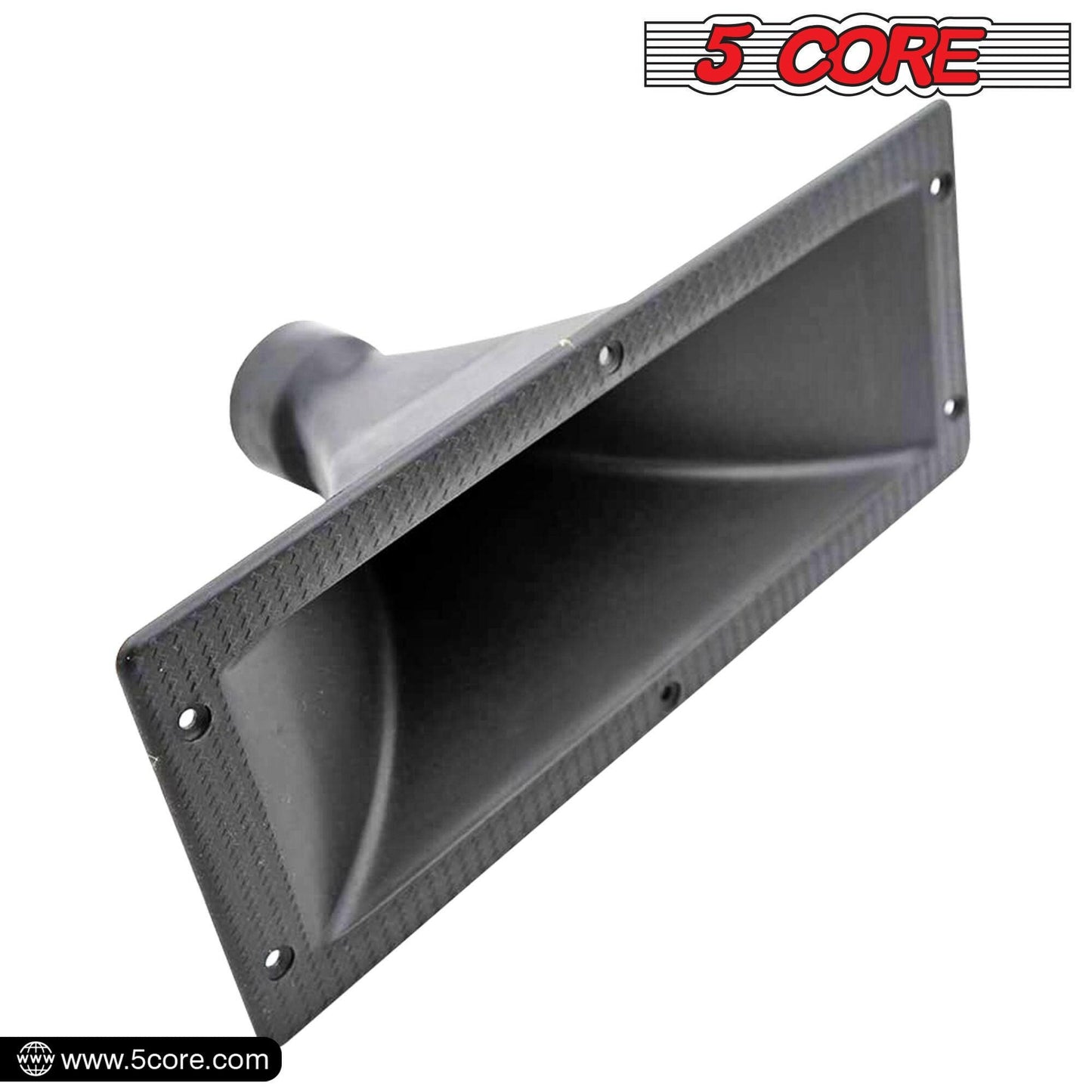5 Core Horn Speaker Throat – Black ABS 4X10 Inch Weatherproof Waveguide - GoTypical