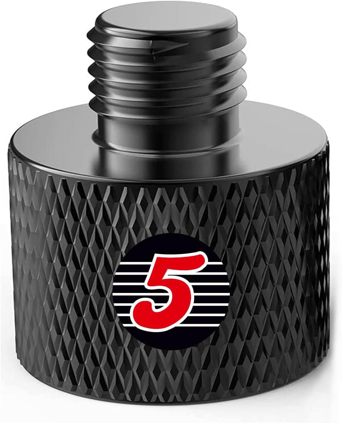 5 Core Mic Stand Adapter – 5/8 Female to 3/8 Male Aluminum, Black, 12pcs - GoTypical