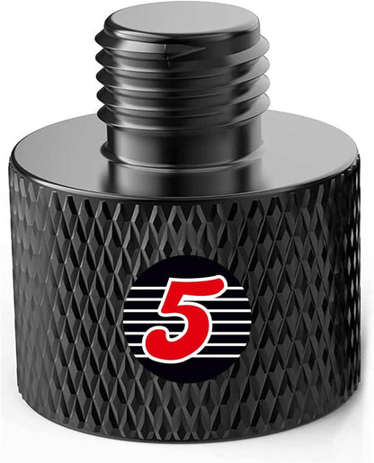 5 Core Mic Stand Adapter – 5/8 Female to 3/8 Male Aluminum, Black, 12pcs - GoTypical