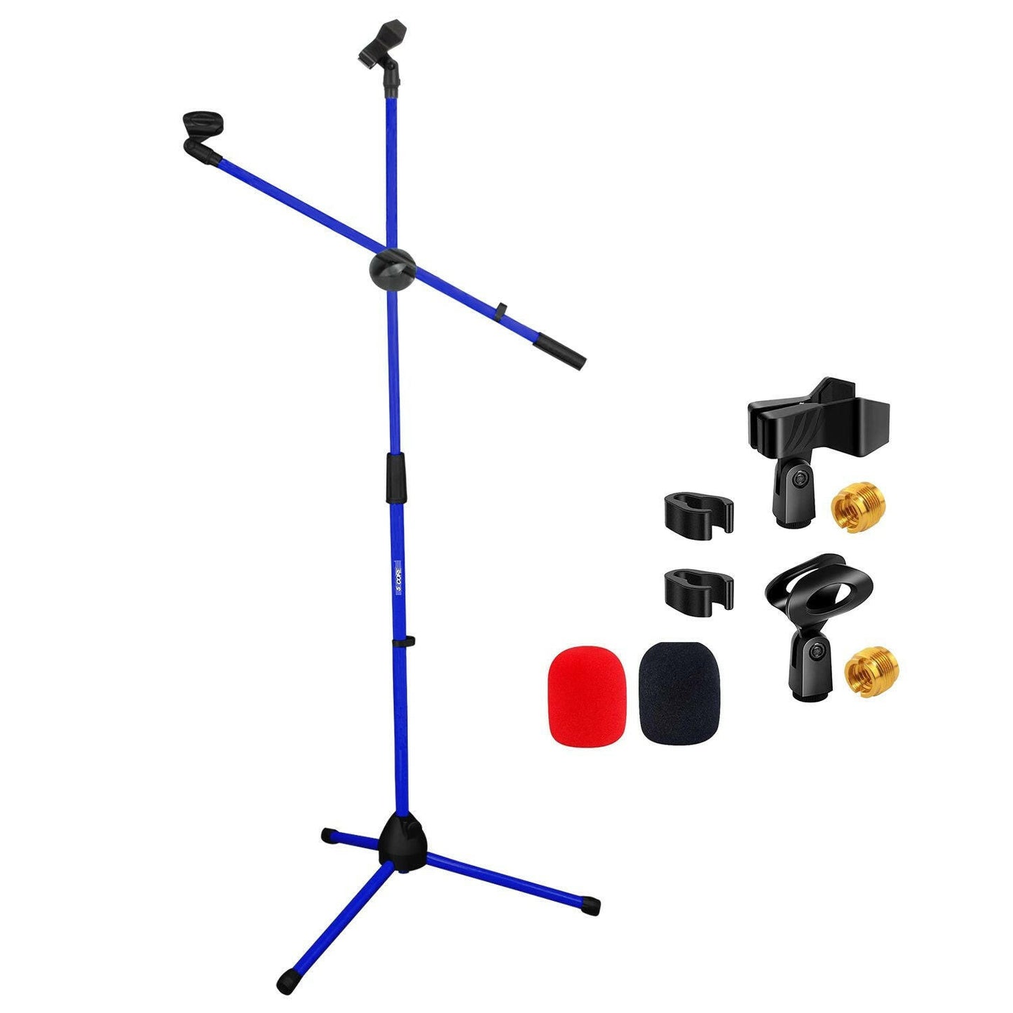 5 Core Adjustable Mic Stand – Dual Mic Holder with Telescoping Boom Arm - GoTypical