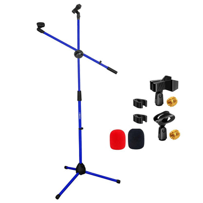 5 Core Adjustable Mic Stand – Dual Mic Holder with Telescoping Boom Arm - GoTypical