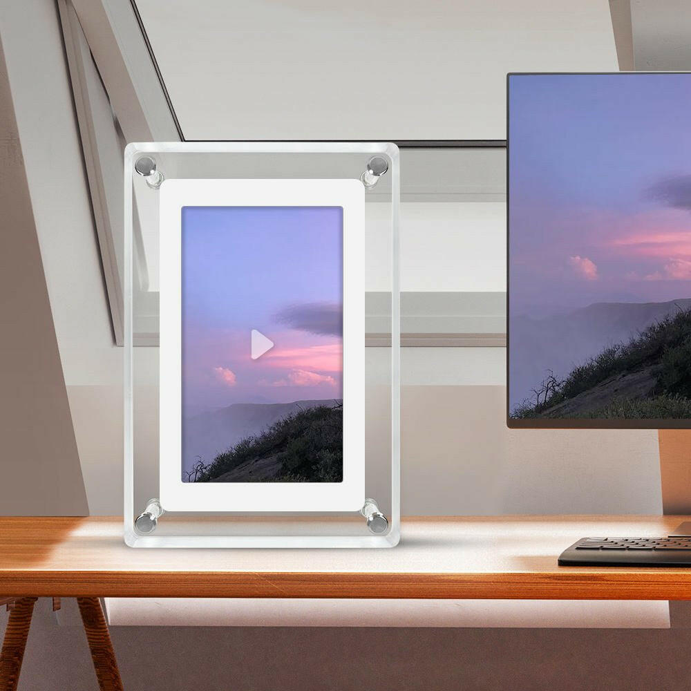 5-Inch HD 1080p Digital Photo Frame – Video Player Advertising Display - GoTypical