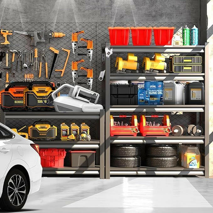 Metal Storage Rack – 5-Layer 72-Inch Adjustable Shelving Unit 2000lbs - GoTypical