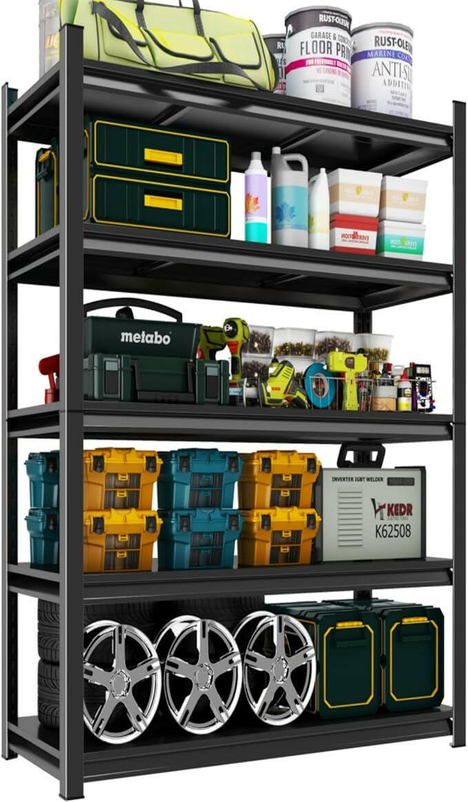 Metal Storage Rack – 5-Layer 72-Inch Adjustable Shelving Unit 2000lbs - GoTypical