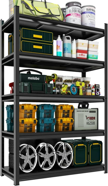 Metal Storage Rack – 5-Layer 72-Inch Adjustable Shelving Unit 2000lbs - GoTypical