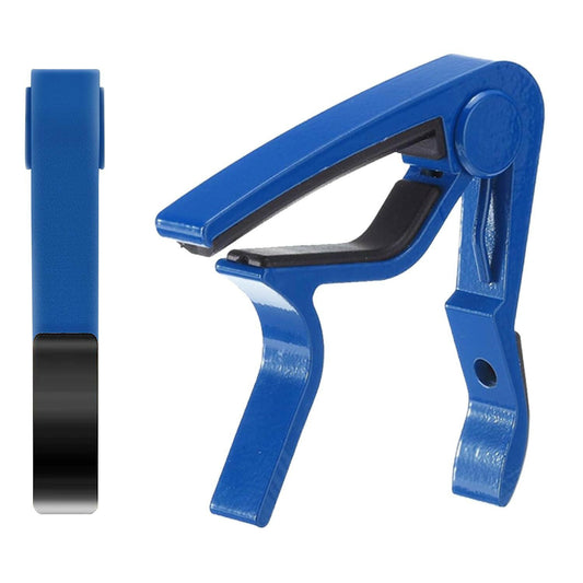 5CORE Guitar Capo – Blue Aluminum Quick-Adjust for Acoustic & Electric - GoTypical