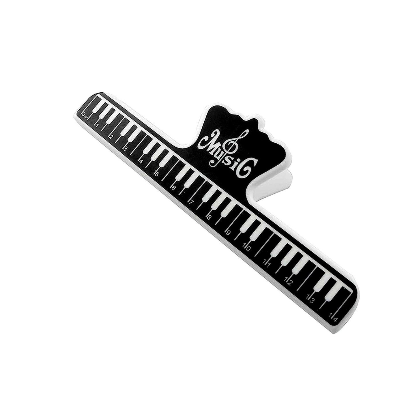 5 Core Sheet Music Holder Clip – Durable Black Plastic, Compact Size - GoTypical
