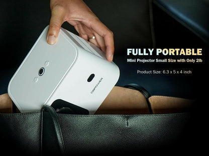 5G WiFi Mini Projector – 4K Support Portable 1080P HD with Bluetooth - GoTypical