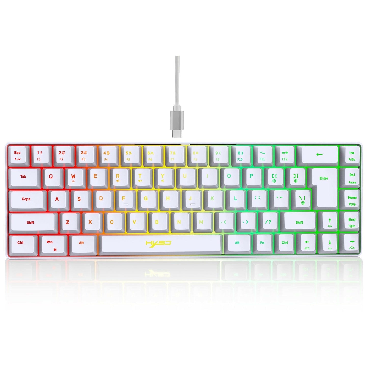. Mechanical Gaming Keyboard – 68-Key RGB Backlit Portable ABS - GoTypical