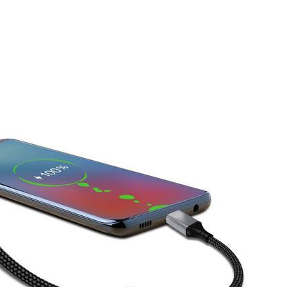 5A Data Cable USB Single Head Type-C Braided Fast Charging Suitable for Xiaomi Apple 15 Phone Data Cable