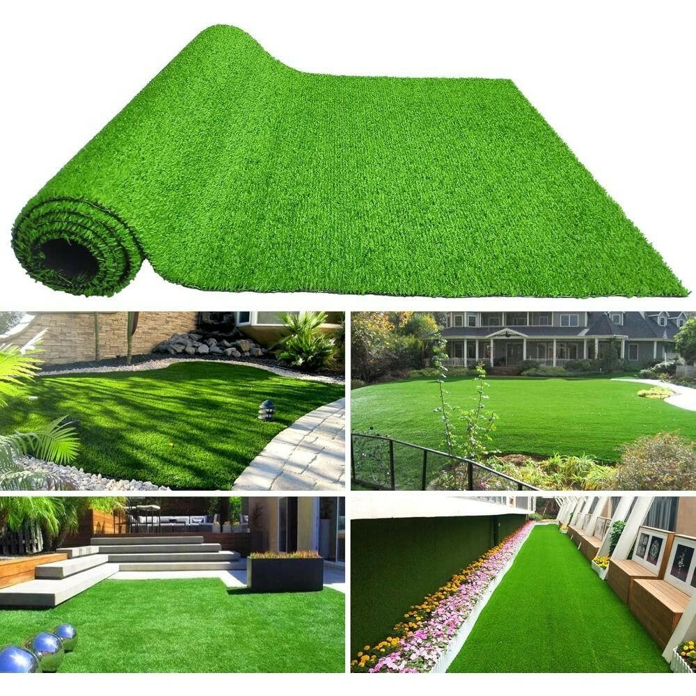 Artificial Turf Mat 6ft x 10ft – Thick Fake Grass with Rubber Backing - GoTypical