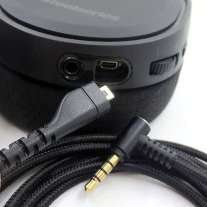 Suitable for Celery Ice Arctis 3 5 7 Pro Mini Needle USB Braided Earphone Cable