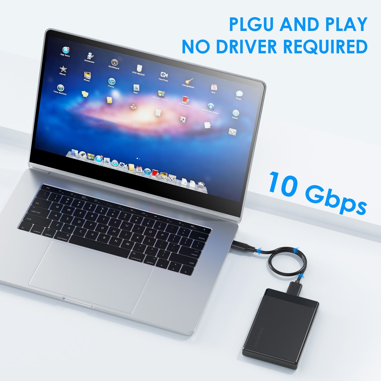 Type-C to micro data cable Type-C portable hard drive cable USB3.1 to USB3.0 hard drive data cable