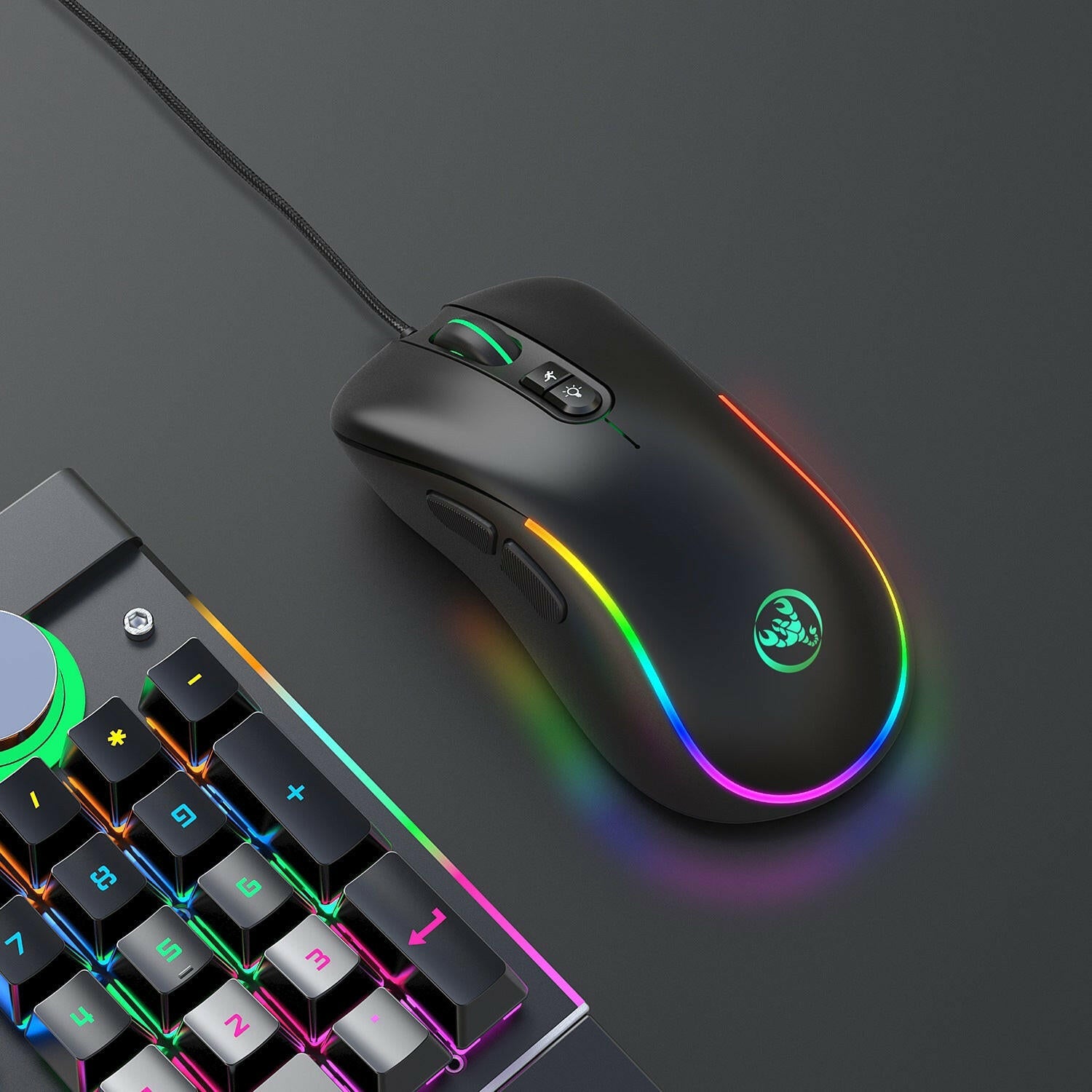 . J300 RGB Programmable Gaming Mouse – 7 Buttons, Wired - GoTypical