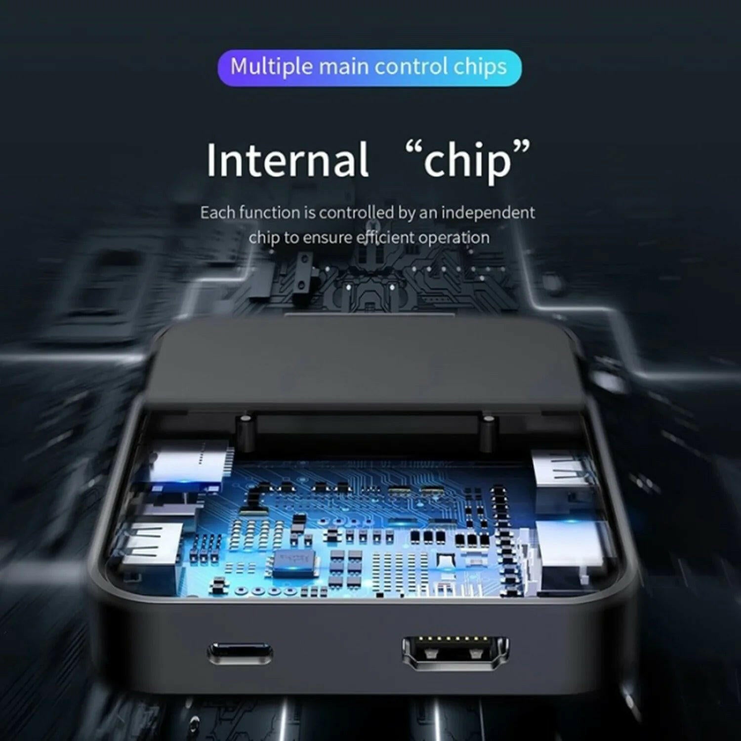 . 8-in-1 USB-C Hub Docking Station – HDMI Adapter, Fast Charging - GoTypical