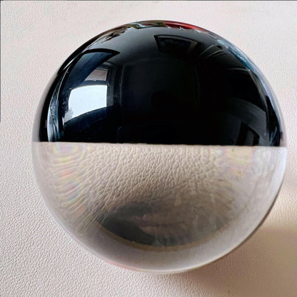 Clear Acrylic Contact Juggling Ball – 80mm Beginner Size for Tricks - GoTypical