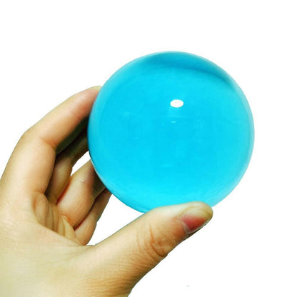 Clear Acrylic Contact Juggling Ball – 80mm Beginner Size for Tricks - GoTypical