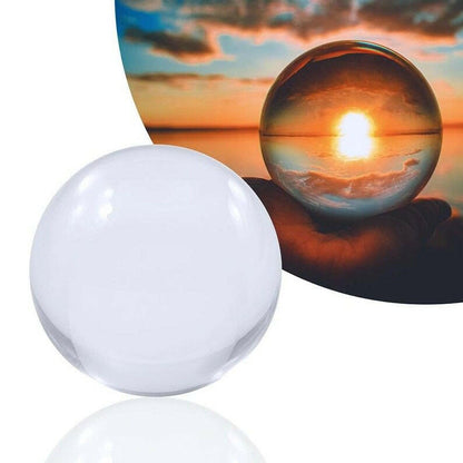 Clear Acrylic Contact Juggling Ball – 80mm Beginner Size for Tricks - GoTypical