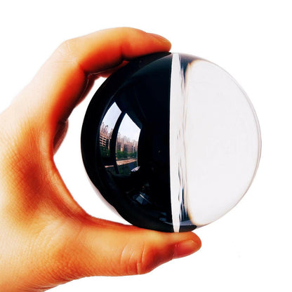 Clear Acrylic Contact Juggling Ball – 80mm Beginner Size for Tricks - GoTypical