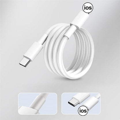 Suitable for Apple phone fast charging data cable 1.8m black and white PD20W charging cable, iPhone 14 charging cable