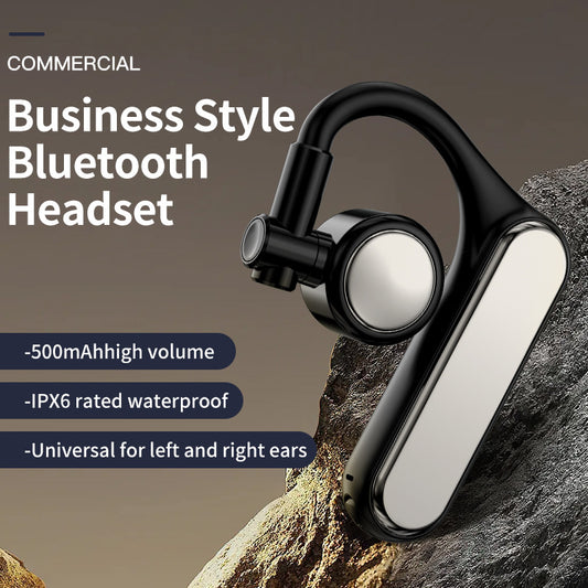 Z8 Bluetooth earphones wireless single ear business hot selling Bluetooth 5.4 long endurance single-sided hanging ear earphones