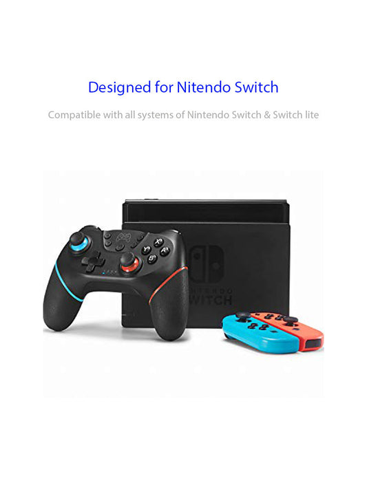 Switch Bluetooth wireless game controller PC controller with screenshot six axis gyroscope accelerator supporting wake-up.
