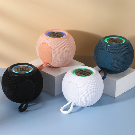 TG337 Bluetooth Speaker Wireless Fabric Card Speaker Subwoofer Portable Mini Bluetooth Speaker.