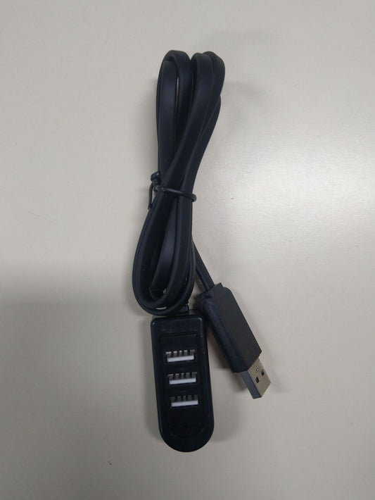 USB three in one splitter socket 3a multifunctional charger one to three port hub data extension cable