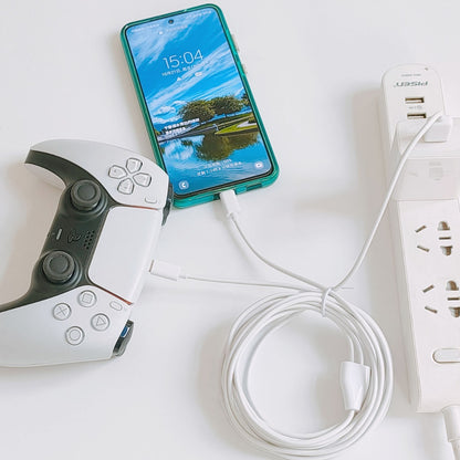 3-meter USB-C 2-in-1 charging USB one to two TYPE C charging cable simultaneously charges 2 TYPE C devices