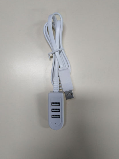 USB three in one splitter socket 3a multifunctional charger one to three port hub data extension cable
