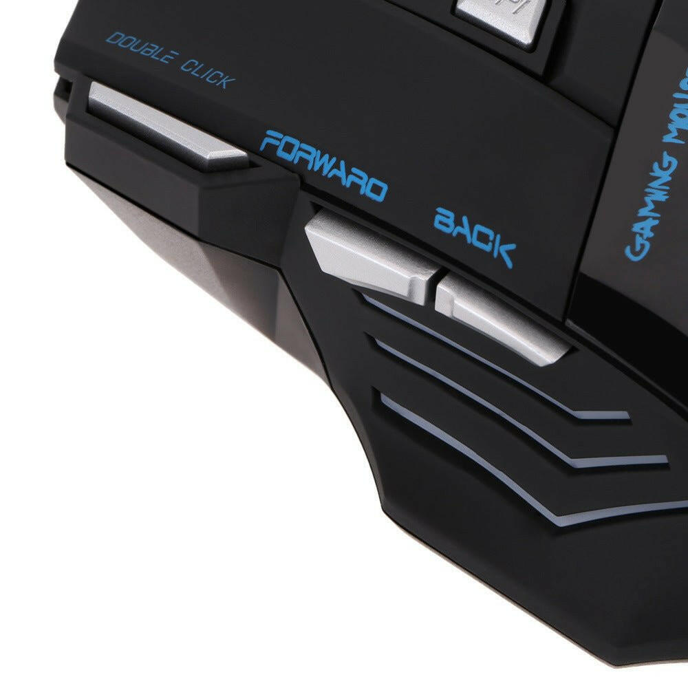 . Wired Gaming Mouse – Colorful Lighting, Adjustable DPI 1200-5500 - GoTypical