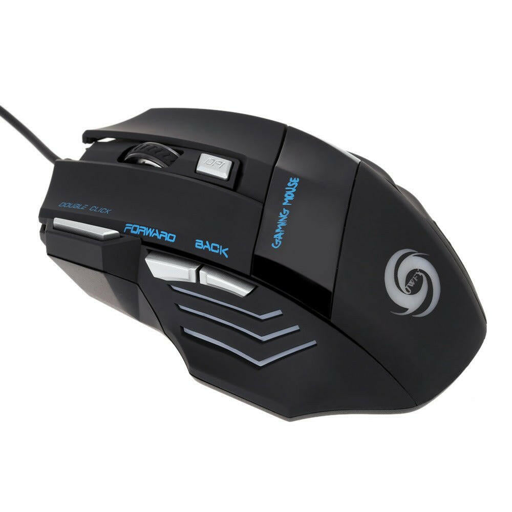 . Wired Gaming Mouse – Colorful Lighting, Adjustable DPI 1200-5500 - GoTypical