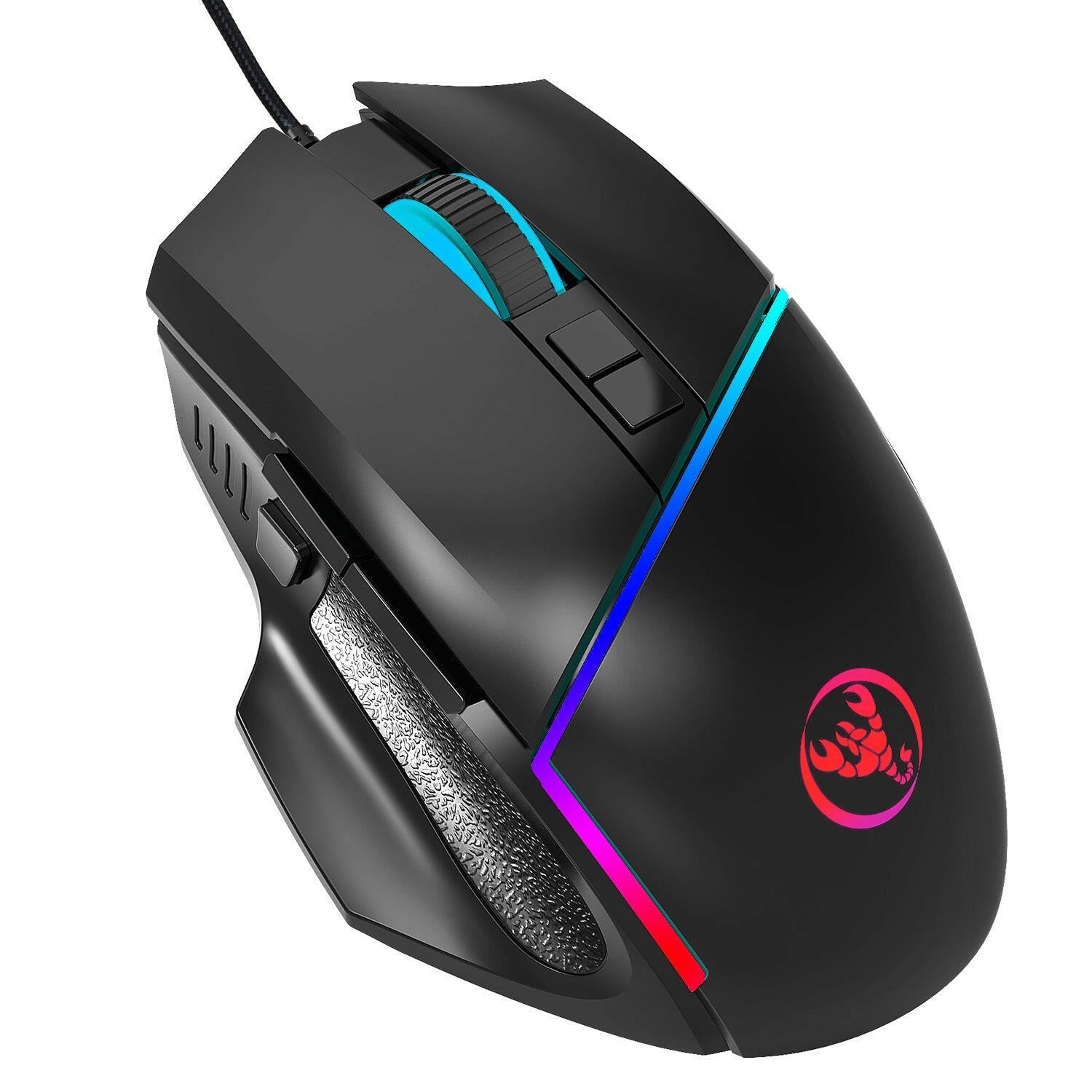 . A876 Gaming Mouse – 6400 DPI, 7-Color Synchronized Lighting - GoTypical