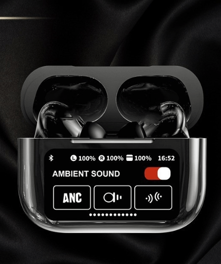 A9pro Bluetooth Headset – LCD Smart Color Screen Noise Reduction Long Battery - GoTypical