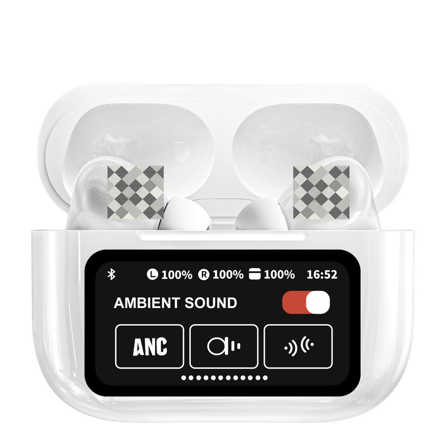 A9pro Bluetooth Headset – LCD Smart Color Screen Noise Reduction Long Battery - GoTypical