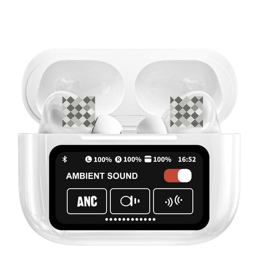 A9pro Bluetooth Headset – LCD Smart Color Screen Noise Reduction Long Battery - GoTypical