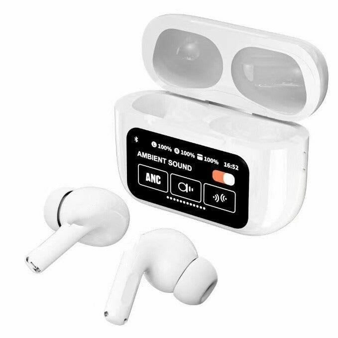 A9pro Bluetooth Headset – LCD Smart Color Screen Noise Reduction Long Battery - GoTypical