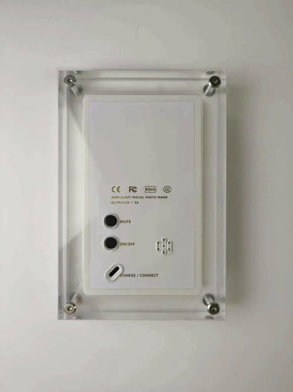 Acrylic Digital Photo Frame – 5/7 Inch IPS Screen 1000mAh Battery Vertical - GoTypical