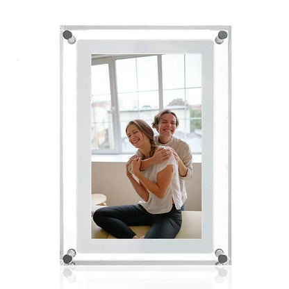 Acrylic Digital Photo Frame – 5/7 Inch IPS Screen 1000mAh Battery Vertical - GoTypical