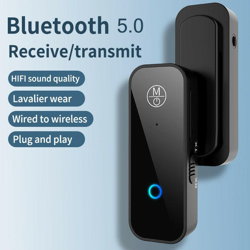 Bluetooth 5.0 Receptor de Audio . – Adaptador 2 en 1 para Vehículos 3,5 mm - GoTypical