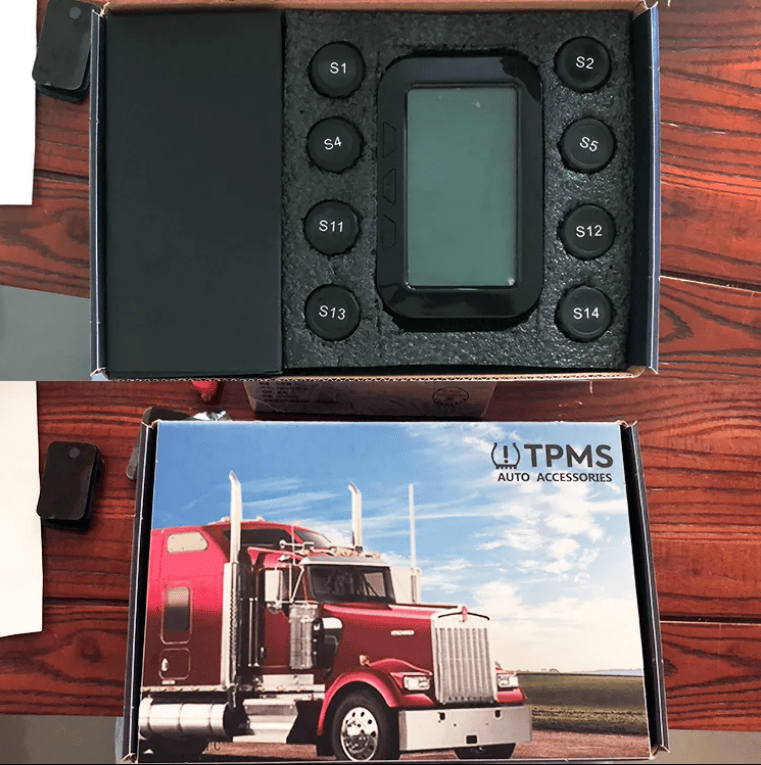 Solar-Powered Tire Pressure Monitor – Bluetooth 18-Digit Display TPMS - GoTypical