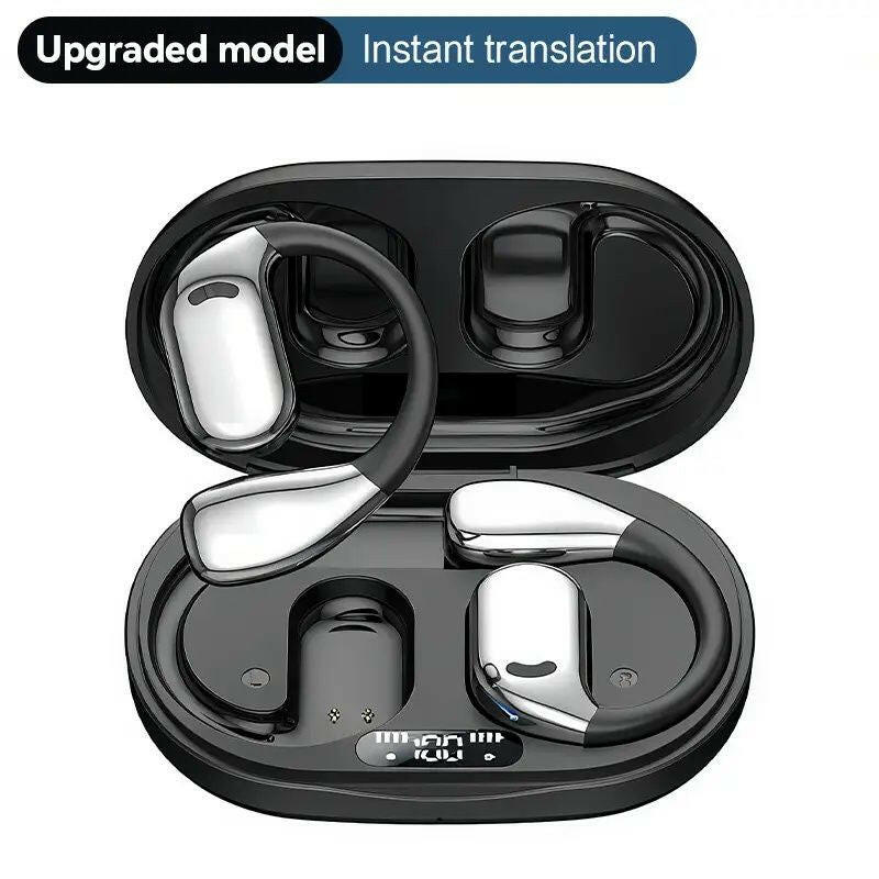. AI Translation Wireless Headset – Bone Conduction, 60-Hour Playtime - GoTypical