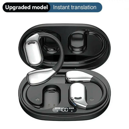 . AI Translation Wireless Headset – Bone Conduction, 60-Hour Playtime - GoTypical