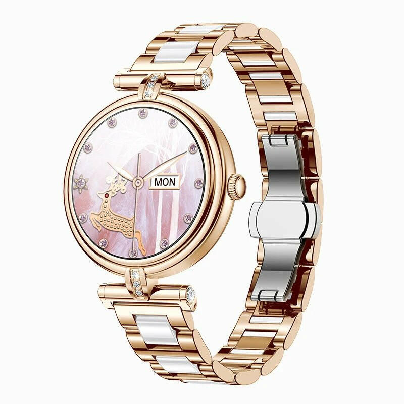 AK62 Smart Watch for Women – 1.09 Inch HD Screen, Bluetooth Call - GoTypical