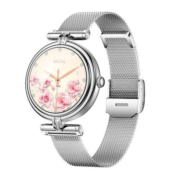 AK62 Smart Watch for Women – 1.09 Inch HD Screen, Bluetooth Call - GoTypical