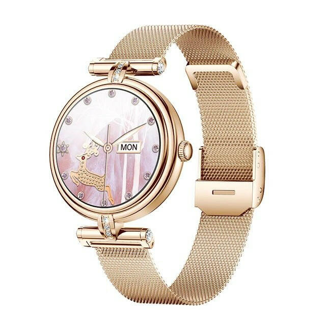 AK62 Smart Watch for Women – 1.09 Inch HD Screen, Bluetooth Call - GoTypical