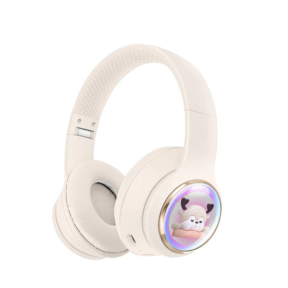 AKZ - 56 Earphones Space Cabin Cute Cartoon Pet Bluetooth Headwear Large Battery Earphones Foldable Earphones - GoTypical