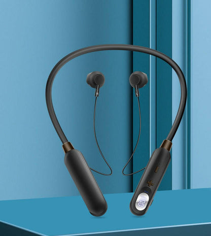 . AKZ-R18 Wireless Bluetooth Earphones – Neck Hanging, 50H Battery Life - GoTypical