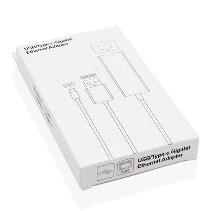 Aluminum alloy 2.0USB 100Mbps Ethernet card with no drive and cable Type - C to RJ45 Ethernet interface converter - GoTypical
